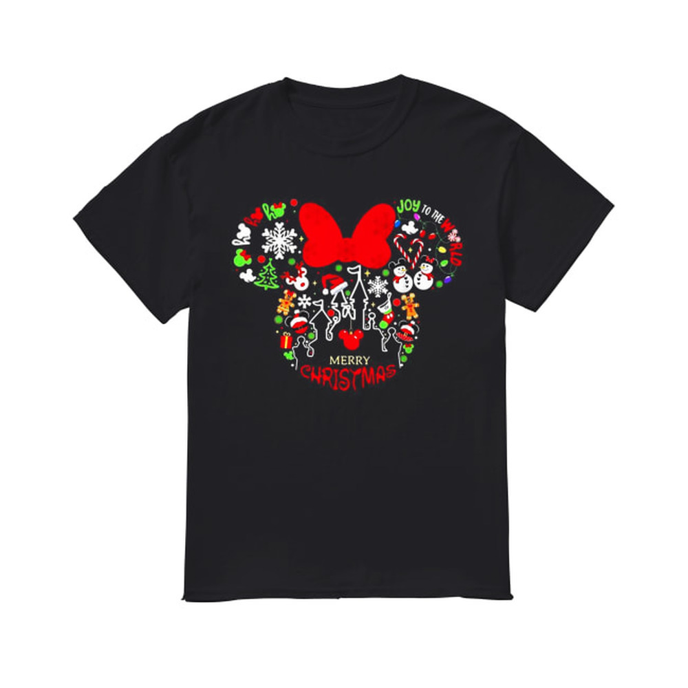 Disney Minnie Mouse Merry Christmas Shirt